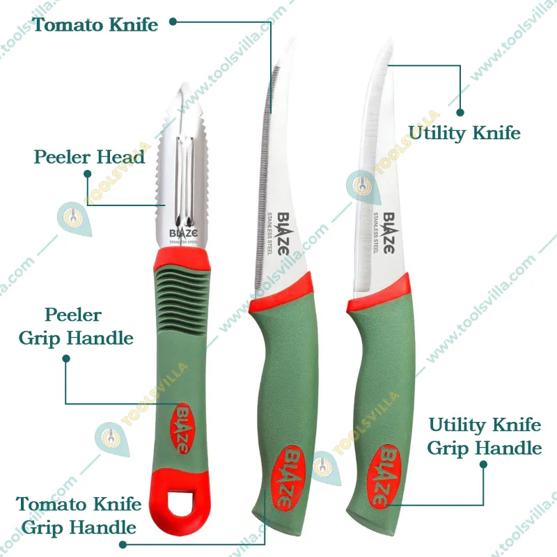 High Quality Stainless Steel Kitchen Knife Set