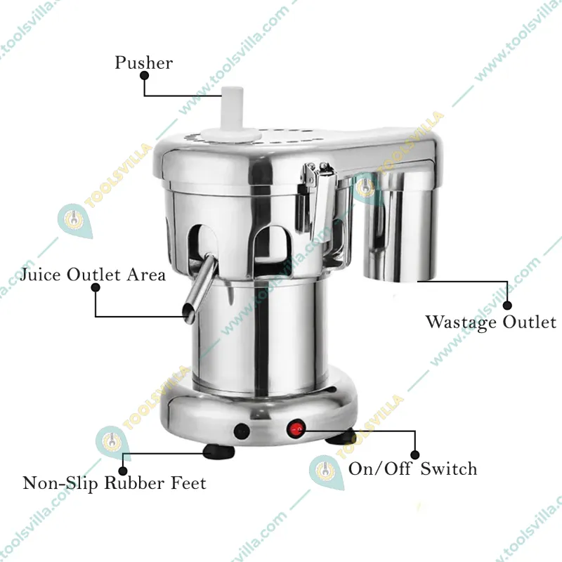 Commercial Automatic Centrifugal Fruit and Vegetable Juicer Machine, 550 watt