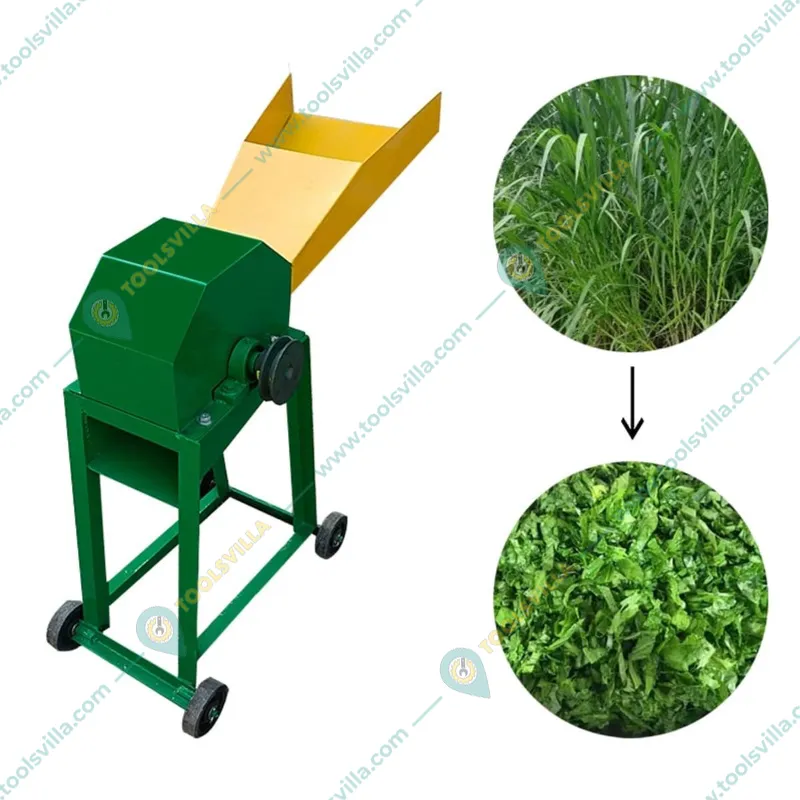 Nano Chaff Cutter/Grass Cutter Machine 400-700 kg/hr with 1HP Motor