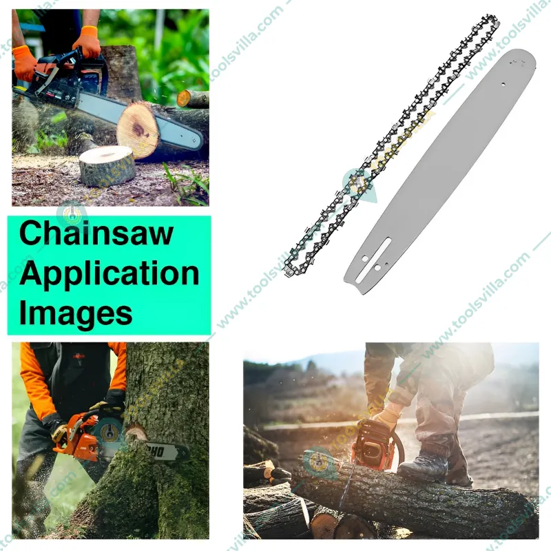 16 inch Chain and 16 inch Guide Bar for Petrol Chainsaw