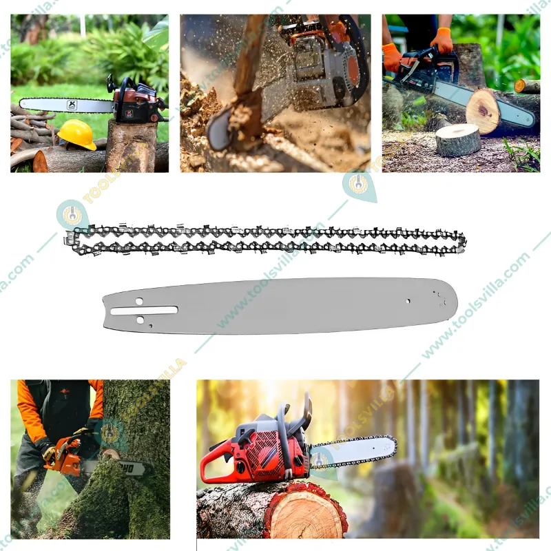 16 inch Chain and 16 inch Guide Bar for Petrol Chainsaw