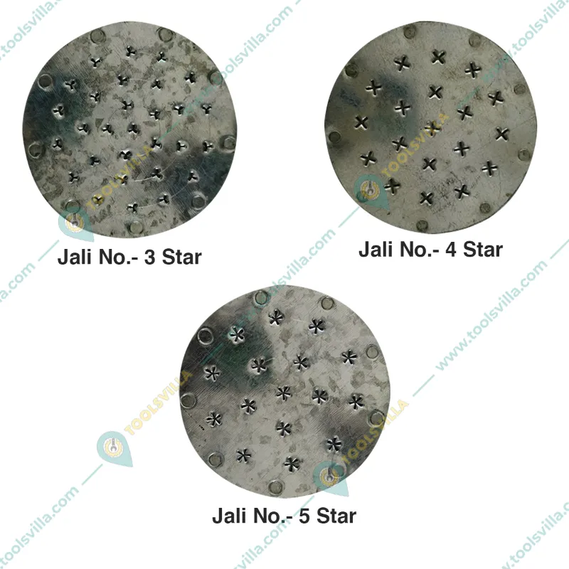 Champakali Gathiya Making Jali for Hand Operated Namkeen Machine