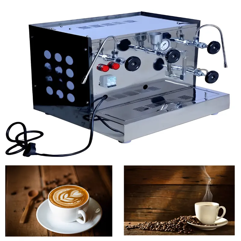 Heavy Duty Double Heater 24 inch Electric Coffee Machine With Autocut 