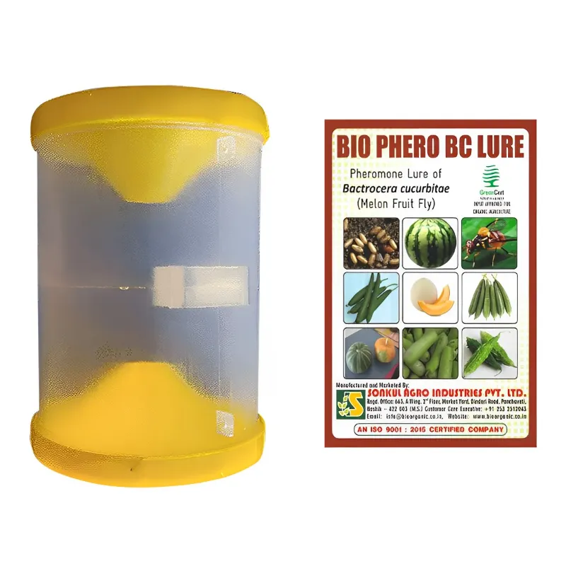 Fruit fly trap with Cucurbitae lure