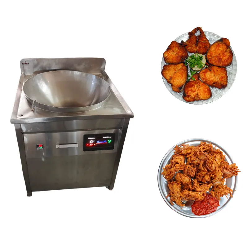 Commercial Induction Kadhai SS Body, 15kW