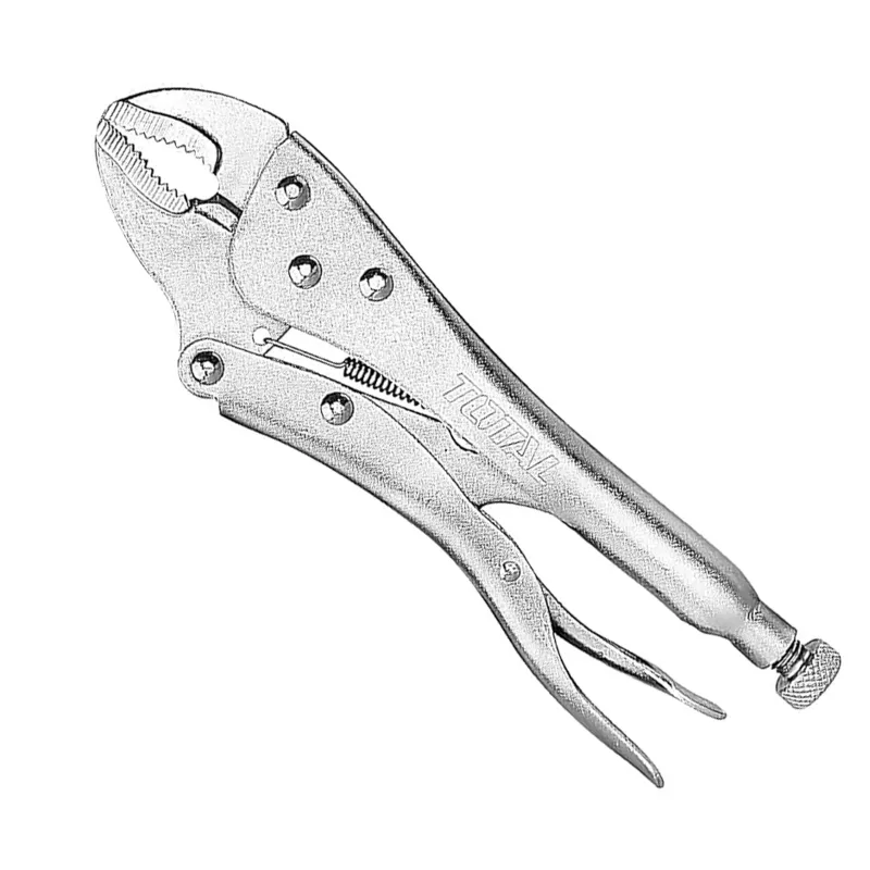 Total 10 Inch/ 250 mm Curved Jaw Locking Plier (THT191003)