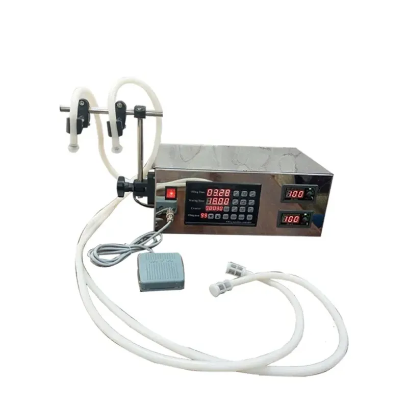 Double Head Automatic 10 to 5000 ml Digital Liquid Filling Machine