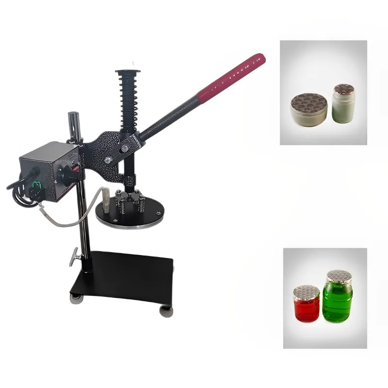 Commercial 125 mm Dia Electric Manual Foil Sealing Machine 300 Watt
