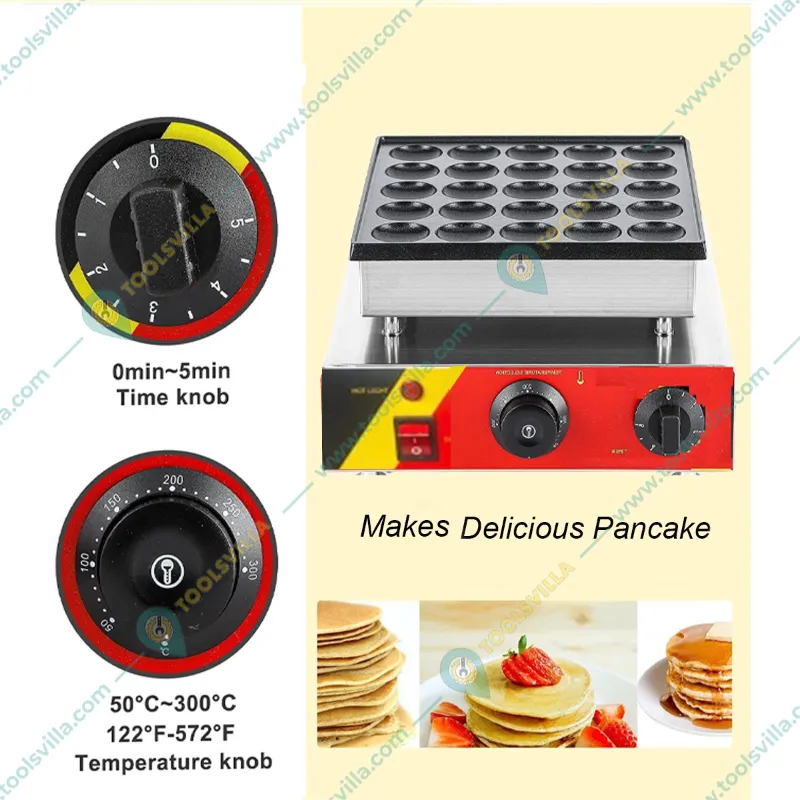 Counter Top Electric Mini Pancake Maker Machine for Home and Restaurant Purposes