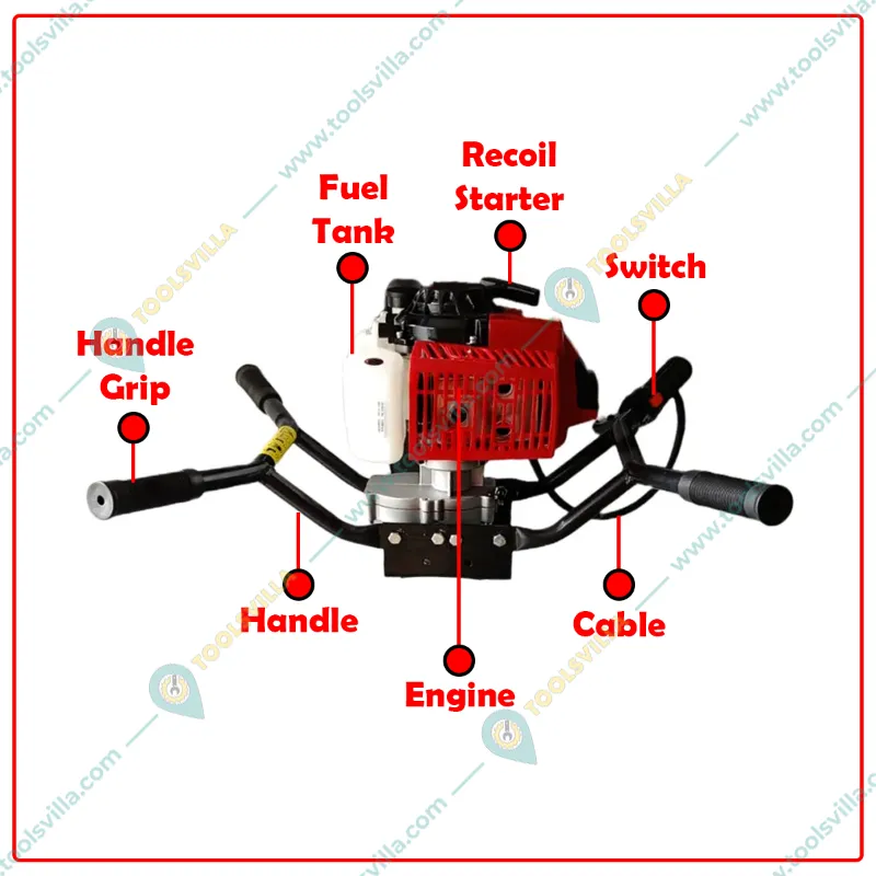 Falcon FEA-63 Earth Auger Machine / Post hole digger without Auger Bit