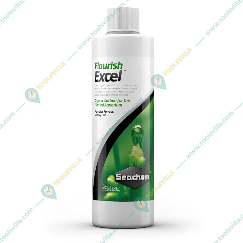 SEACHEM Flourish Excel 250ml, CO2 injection Aquatic Plant Fertilizer (250 ml)