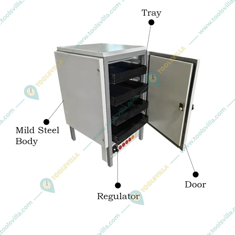 Fully Automatic Four Tray Supari Oven Temperature Heater