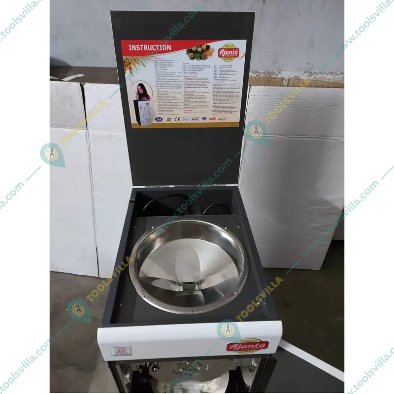 Ajanta GOLD (2 IN 1)2 HP Domestic Cabinet Type Flour Mill, 11-14 Kg/hr Capacity Free Accessories
