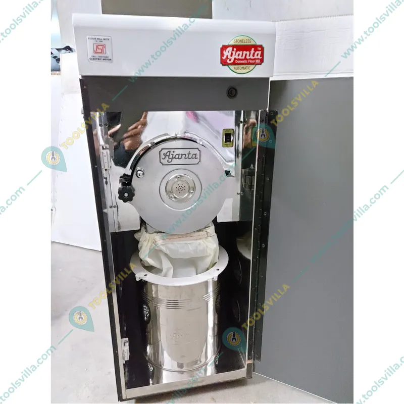 Ajanta GOLD (2 IN 1)2 HP Domestic Cabinet Type Flour Mill, 11-14 Kg/hr Capacity Free Accessories