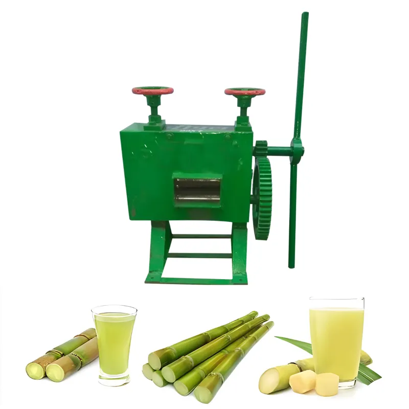 Hand Operated Gear Type Mild Steel Sugarcane Juicer Machine, 80 Kg/Hour