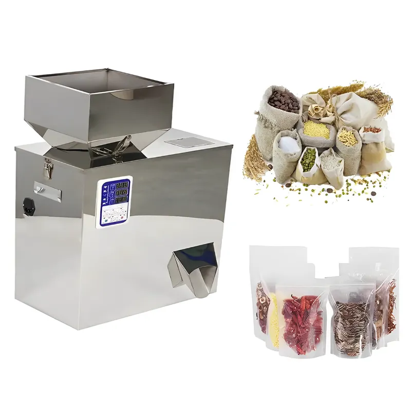 Tabletop 100 to 3000gm Stainless Steel Body Granule Filling Machine