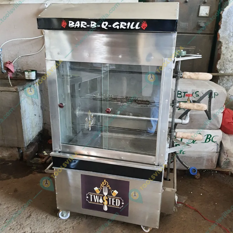 Grill Chicken Cooking Machine 12 Birds for Restaurants