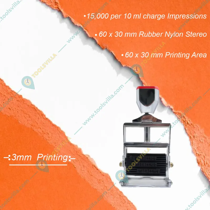 Smart Pack Hand Batch Coding Machine of 3mm Date MRP Printing