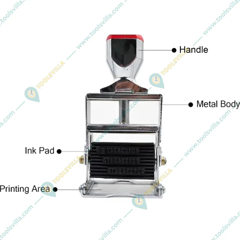Smart Pack Hand Batch Coding Machine of 3mm Date MRP Printing