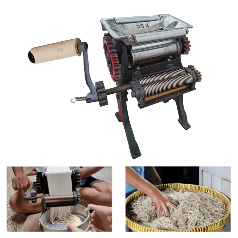 Hand Operated Noodles Making Machine with 5 Inch Stainless Steel Roller 