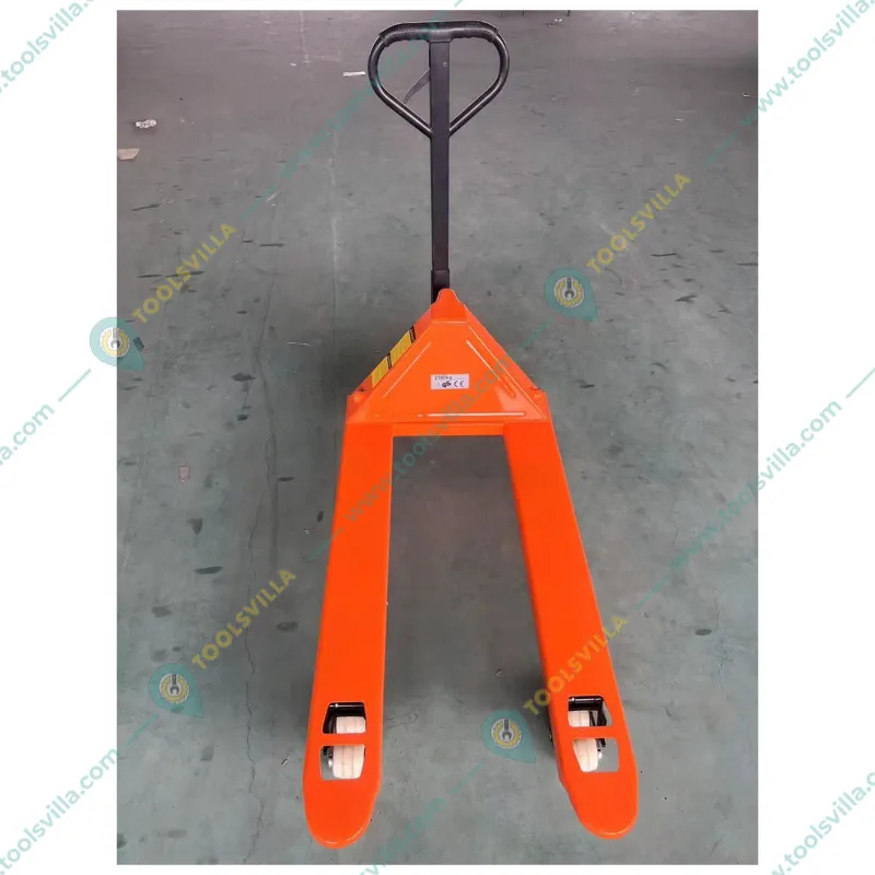 Boltz 2 Ton Hand Pallet Truck - 195 mm Max Lift Height,(L*B) - 150 x 550 mm Fork Size & Durable Nylon Wheels