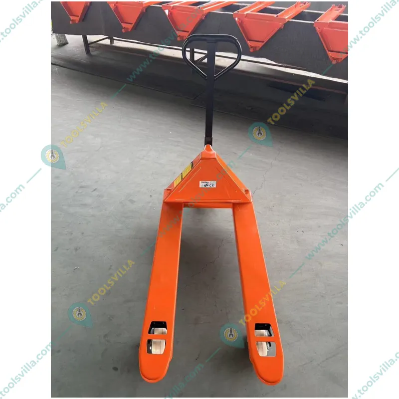Boltz 2 Ton Hand Pallet Truck - 195 mm Max Lift Height,(L*B) - 150 x 550 mm Fork Size & Durable Nylon Wheels