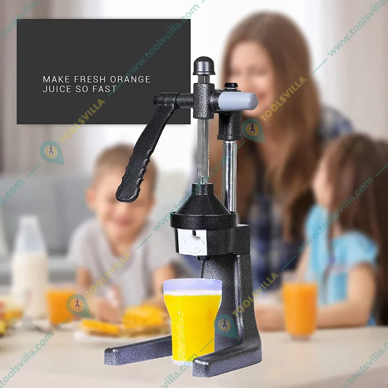 Premium Quality Hand Press Aluminium U-shaped Heavy Base Design Juicer,  Squeezer for Citrus Fruits 