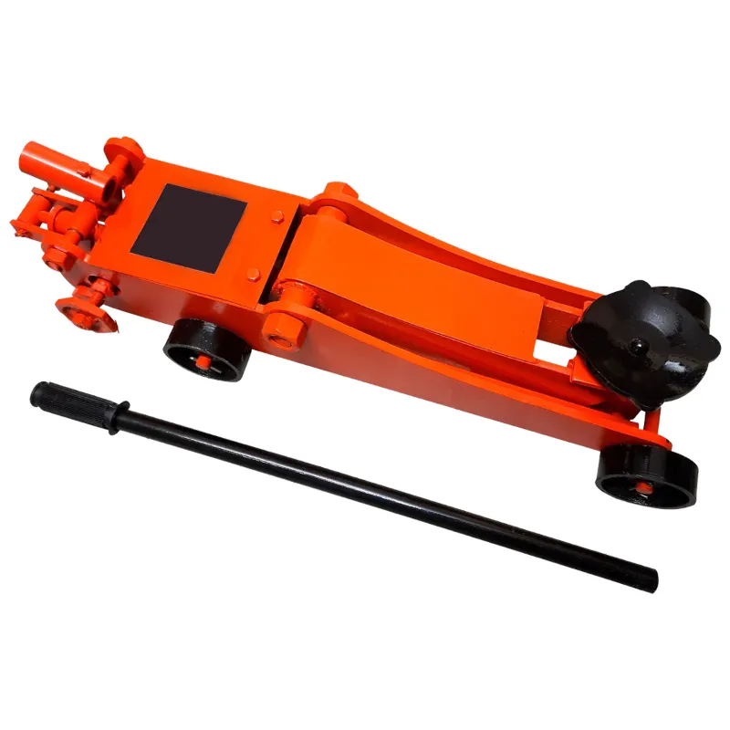 Heavy Duty 3 Ton Load Capacity Hydraulic Floor Trolley Jack for Commercial Purposes- 470 mm Max. Lifting Height