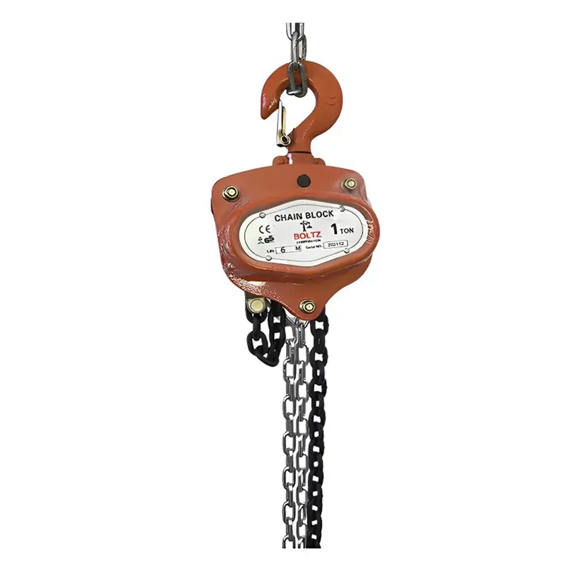 Boltz 1 Ton Chain Pulley Block With 6 Meter Chain - 6 Meter Standard Lift