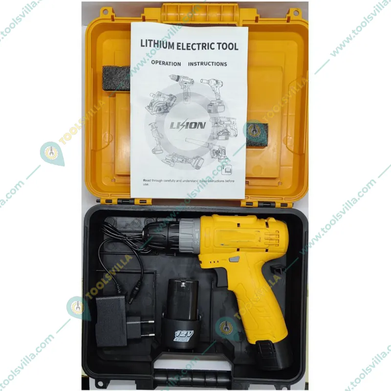 Heavy Duty 10 mm 12V Lithium-Ion Cordless Drill Machine, 1150 RPM