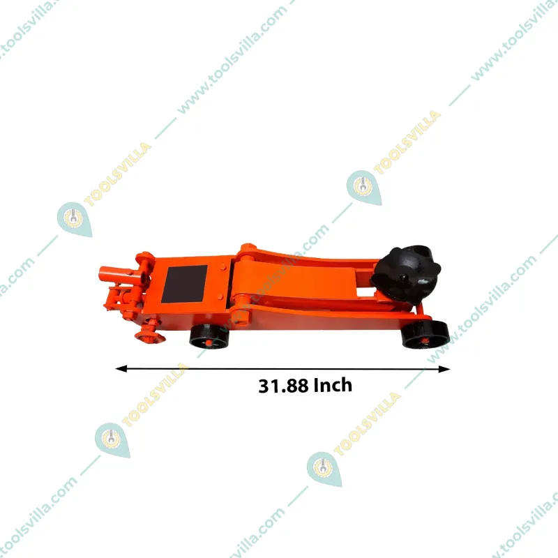 Heavy Duty 3 Ton Load Capacity Hydraulic Floor Trolley Jack for Commercial Purposes- 470 mm Max. Lifting Height