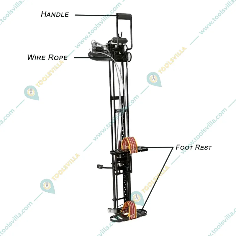 Heavy Duty Coconut Tree Climbing Machine, 500 Kg Weight Capacity