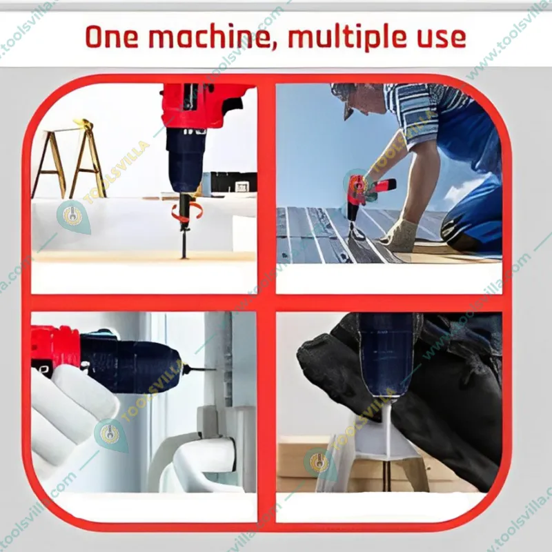 Heavy Duty 10 mm 12V Lithium-Ion Cordless Drill Machine, 1150 RPM
