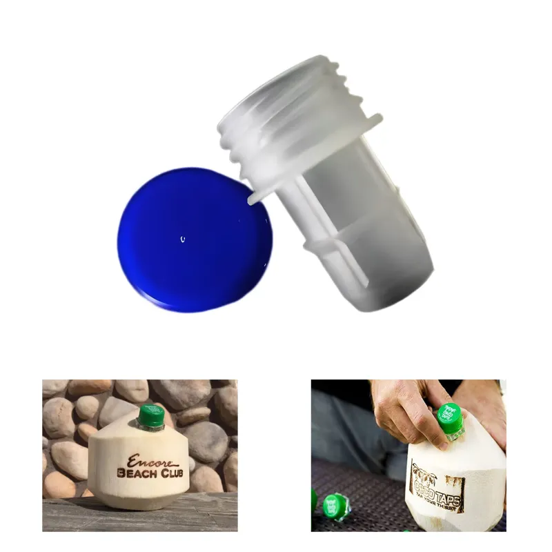 High-Quality Tender Coconut Spout and Cap Pack of 50 Pcs