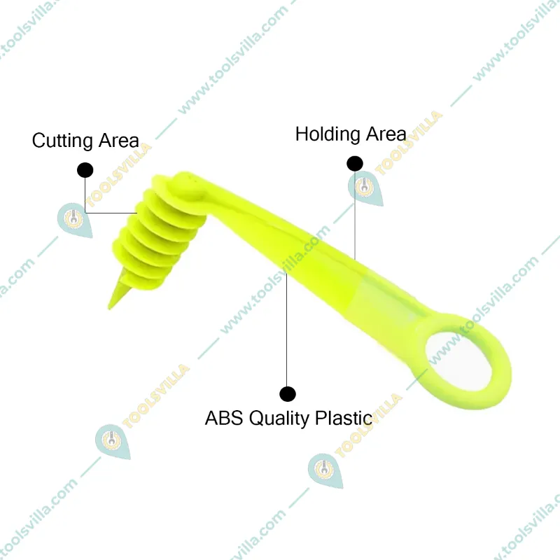 High Quality Spiral Cutter for Vegetable and Fruit (Pack of 4)