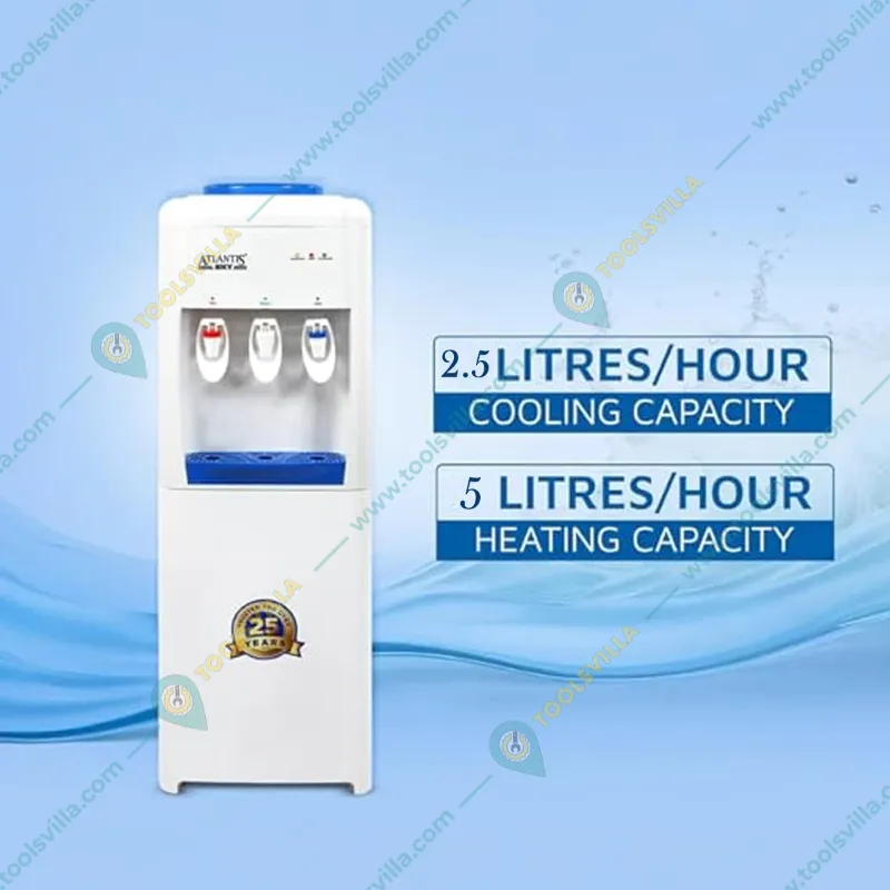 Atlantis Sky Hot, Normal and Cold Water Dispenser with Cooling Cabinet