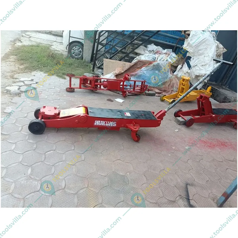 Hukums 15 Ton Floor Trolley Jack With Oil Seal Kit - 560 mm Maximum Lifting Height