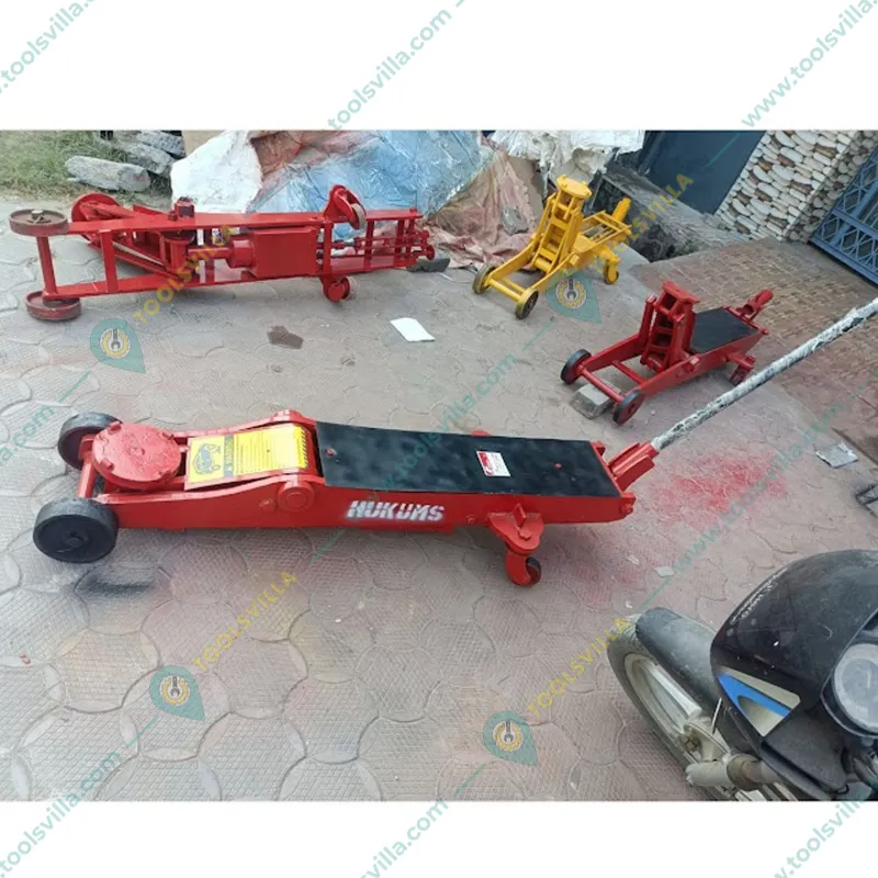 Hukums 15 Ton Floor Trolley Jack With Oil Seal Kit - 560 mm Maximum Lifting Height