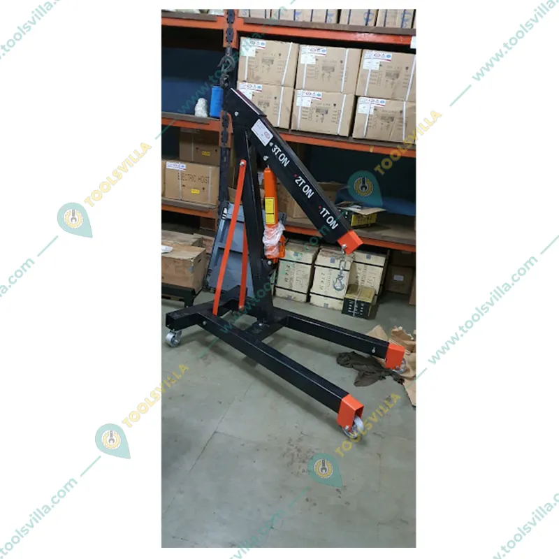 HT 3 Ton Lifting Capacity Hydraulic Engine Crane, 2300 mm Max Lifting Height
