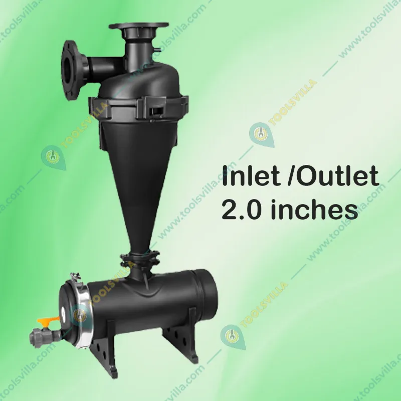 Automat AQ145M Hydrocyclone Filter without Flenge End Bend  for Water Filteration(Size-2 inches)