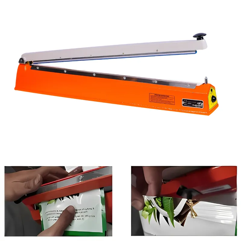 Impulse Type 24 inch Tabletop Hand Sealer for Pouch Packing