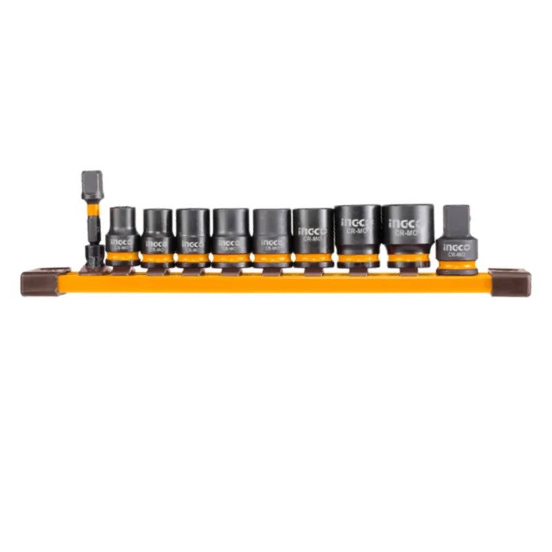 Ingco 10 Pcs 3/8" DR. Impact Socket Set (HKISSD38104)