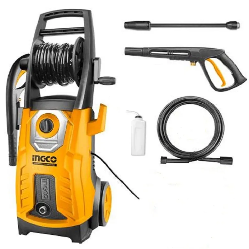 Ingco 180 Bar, 2800 Watt, Induction Motor High Pressure Car Washer With Accessories (HPWR28008)