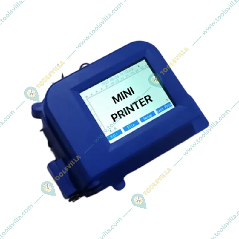 Mini Portable Logo and Barcode Printer with Water Based Cartridge