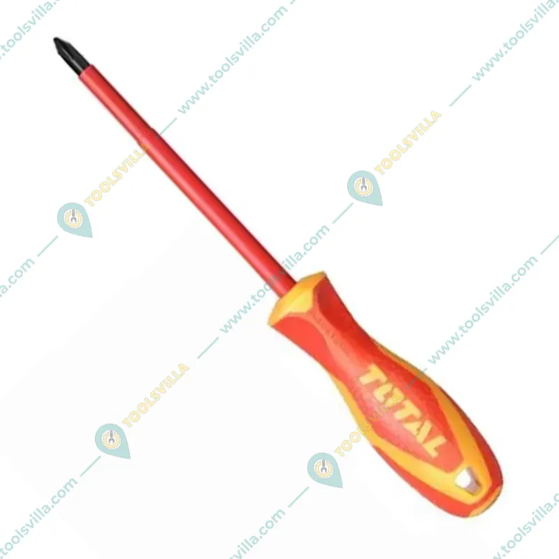 Total CR-V,PH1×80 Insulated Screwdriver Red (THTISPH180) Pack of 5