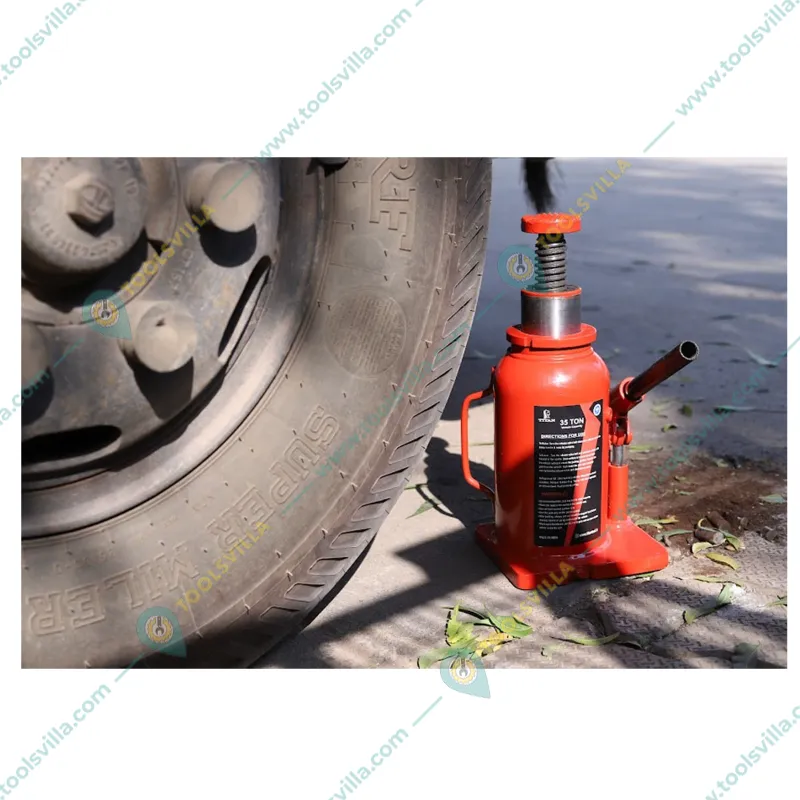 Titan 35 Ton Capacity Hydraulic Bottle Jack- 457 mm Maximum Lifting Height (6 Months Warranty)