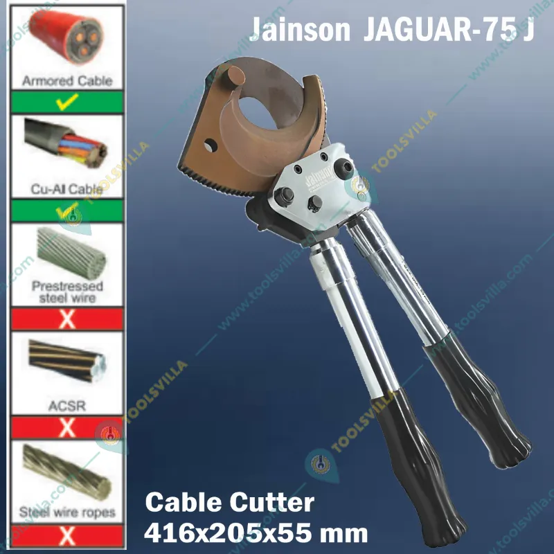 Jainson 416x205x55 mm Cable Cutter (JAGUAR-75 J)