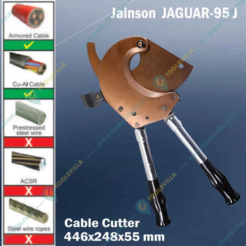 Jainson 446x248x55 mm Cable Cutter (JAGUAR-95 J)