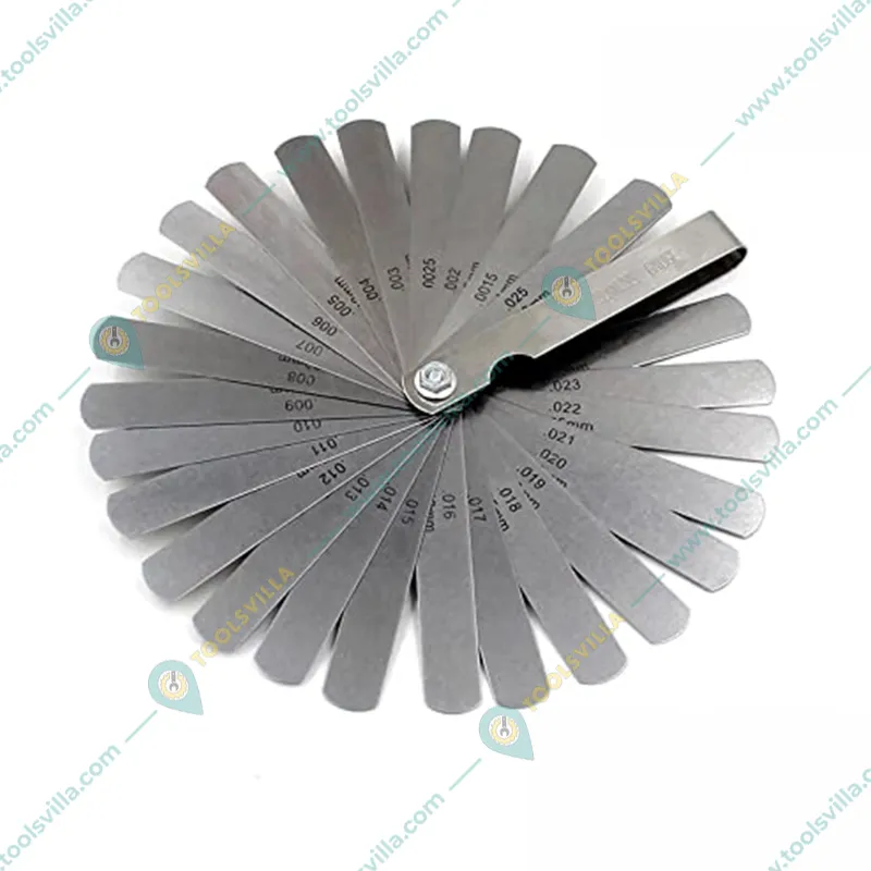 Jhalani 12 Inch Feeler Gauge With 26 Blades, Stainless Steel Material(12")