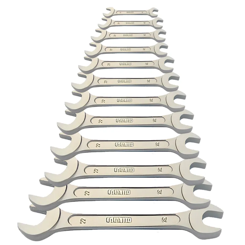 Jhalani 6x7-30x32 (12 Pcs.) Non Sparking Double Open End Spanners Set (12/121MNS)_12NS